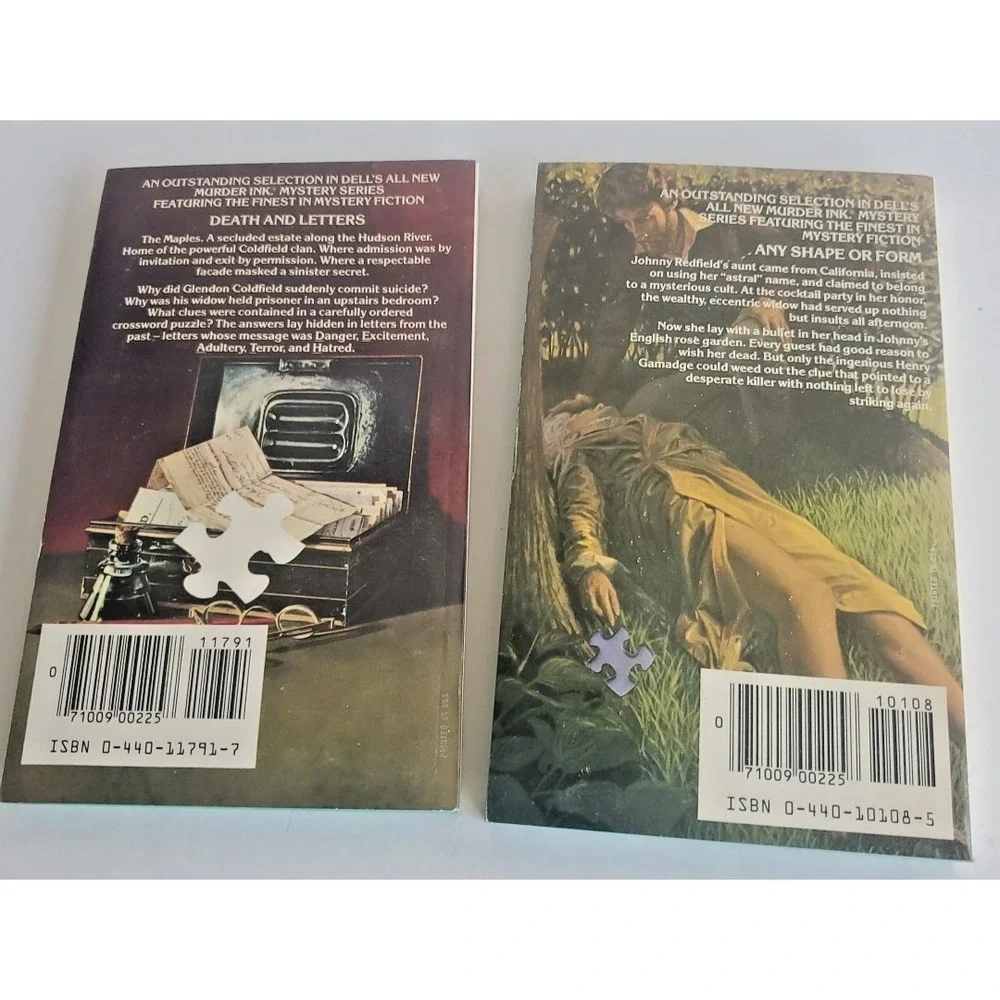 Elizabeth Daly Death and Letters 1981‎ First Dell Printing Murder Ink Mystery PB